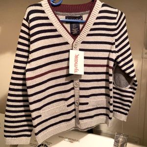 Striped boys toddler 2T sweater
